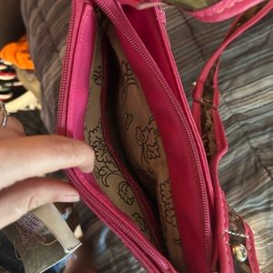 Pink/ Camo crossbody purse